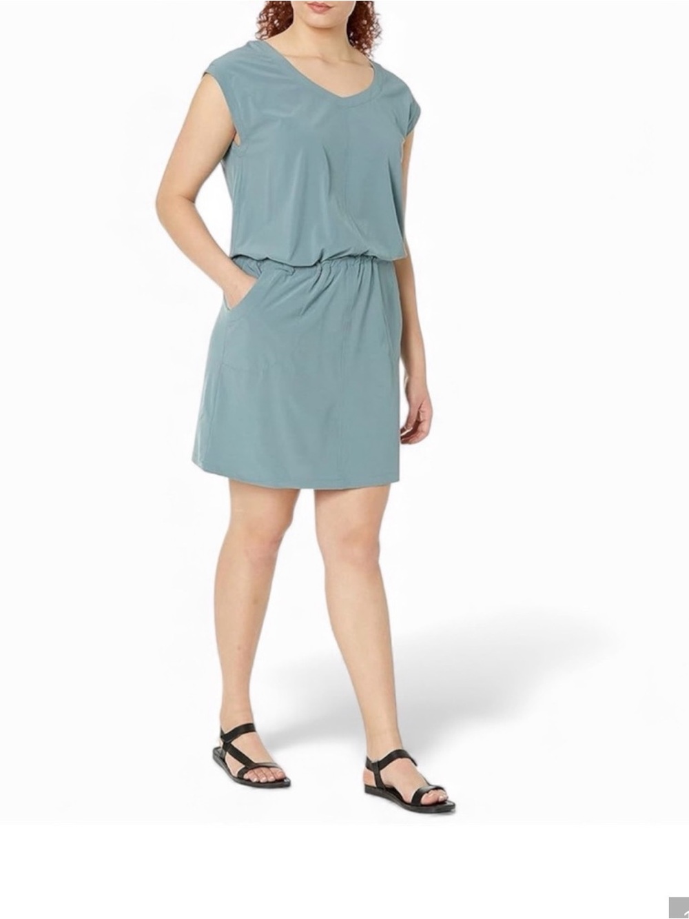 Prana Teal Short Sleeve Swim Cover Dress